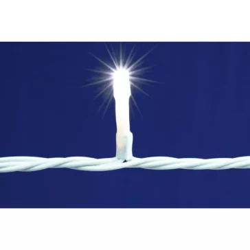   Home DLFJ 400/WH LED-es fényfüggöny, 10 m / 400 db hidegfehér LED, állófényű, fehér vezeték, sorolható, kül- és beltéri kivitel
