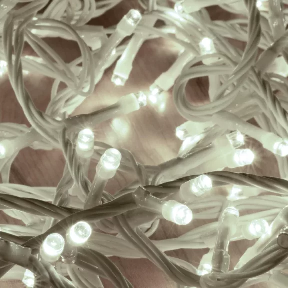 Home DLI 200/WH LED-es fényfüzér, 10 m / 200 db hidegfehér LED, állófényű, fehér vezeték, sorolható, kül- és beltéri kivitel Home DLI 200/WH LED-es fényfüzér, 10 m / 200 db hidegfehér LED, állófényű, fehér vezeték, sorolható, kül- és beltéri kivitel