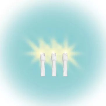   Home DLI 200/WW LED-es fényfüzér, 10 m / 200 db melegfehér LED, állófényű, fehér vezeték, sorolható, kül- és beltéri kivitel