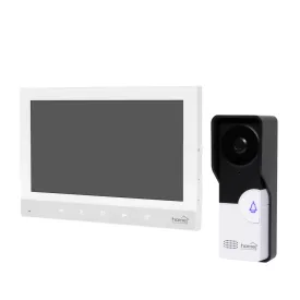   Home DPV260 7 colos videó-kaputelefon szett, éjszakai kameramóddal, 30 féle csengetési dallammal, kitekintő funkcióval, érintőgombokkal, bővíthető