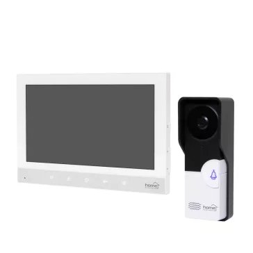   Home DPV260 7 colos videó-kaputelefon szett, éjszakai kameramóddal, 30 féle csengetési dallammal, kitekintő funkcióval, érintőgombokkal, bővíthető