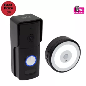   Home DPV WIFI 100 5 az 1-ben smart videó kaputelefon szett, vezeték vélküli, Tuya platform, megfigyelő kamera, riasztó funkció, IP54 védettség