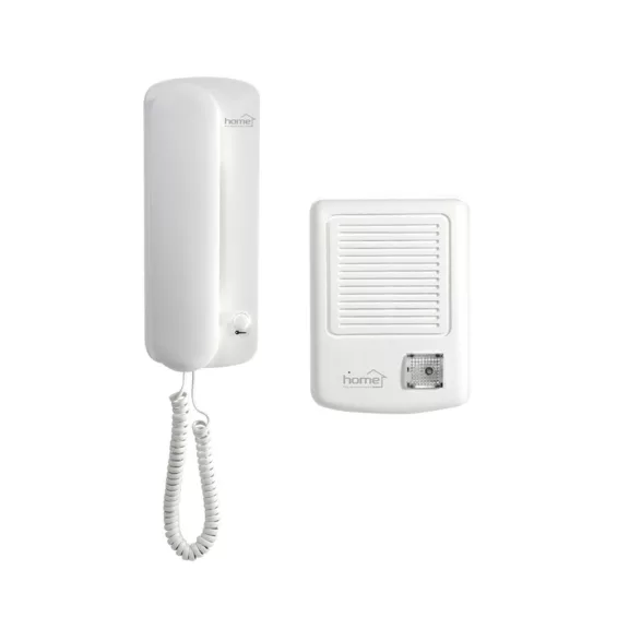 Home DP 01 vezetékes kaputelefon szett, kétvezetékes rendszer, kiváló hangátvitel, integrált kapunyitó elektronika, könnyű üzembe helyezés Home DP 01 vezetékes kaputelefon szett, kétvezetékes rendszer, kiváló hangátvitel, integrált kapunyitó elektronika, könnyű üzembe helyezés