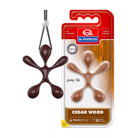 Dr. Marcus Lucky Top - Cedar Wood Illatosító Dr. Marcus Lucky Top - Cedar Wood Illatosító