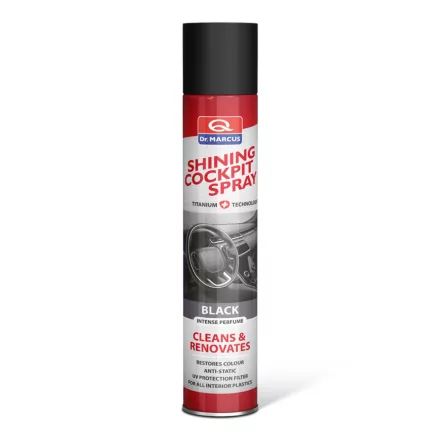 Dr. Marcus TITANIUM - műszerfalápoló / tisztító spray - fekete - 750 ml