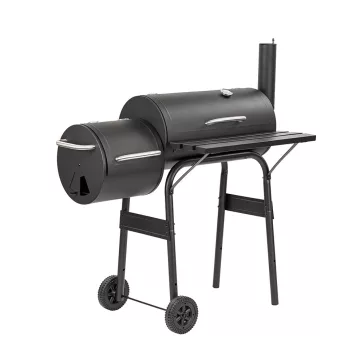 Faszenes kerti grillsütő füstölővel