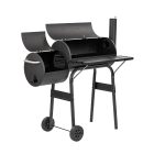 Faszenes kerti grillsütő füstölővel