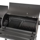 Faszenes kerti grillsütő füstölővel