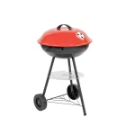 Faszenes kerti gömb grillsütő kerekes