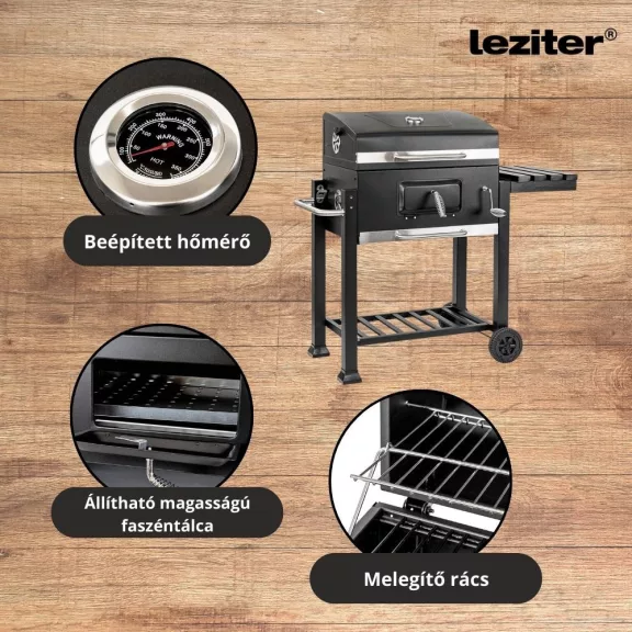 Multifunkciós faszenes kerti grillsütő Multifunkciós faszenes kerti grillsütő