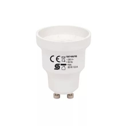Home E27-GU10 foglalatátalakító adapter, max. 0,3 A