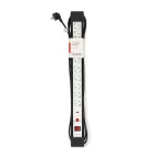 Nedis ESC103SPF1PRO 10 aljzatos elosztó túlfeszűltségvédelemmel, H05VV-F 3G1.5mm2 , 3680 W, 16A, hossz 3