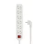 Nedis 6 aljzatos kapcsolós (6-os) elosztó, 3 m, 3680 W, 16 A ESOC630F2WT