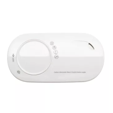   FireAngel FA3328-INT szén-monoxid vészjelző, beépített, nem cserélhető lítium elem, 10 év várható üzemidő, NFC kapcsolat és diagnosztika, fehér