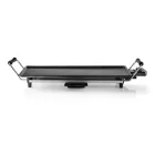Teppanyaki asztali grillsütő, 2000W, 5 hőmérséklet fokozat, leszerelhető kábel, kihúzható tálca NEDIS FCTE110EBK50