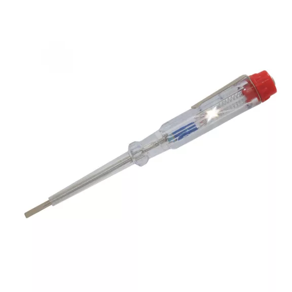 Home FC 10 fázisceruza, 14 cm, 200-250 V~, fáziskeresés fémes kapcsolattal, fényjelzés fázistalálat esetén Home FC 10 fázisceruza, 14 cm, 200-250 V~, fáziskeresés fémes kapcsolattal, fényjelzés fázistalálat esetén