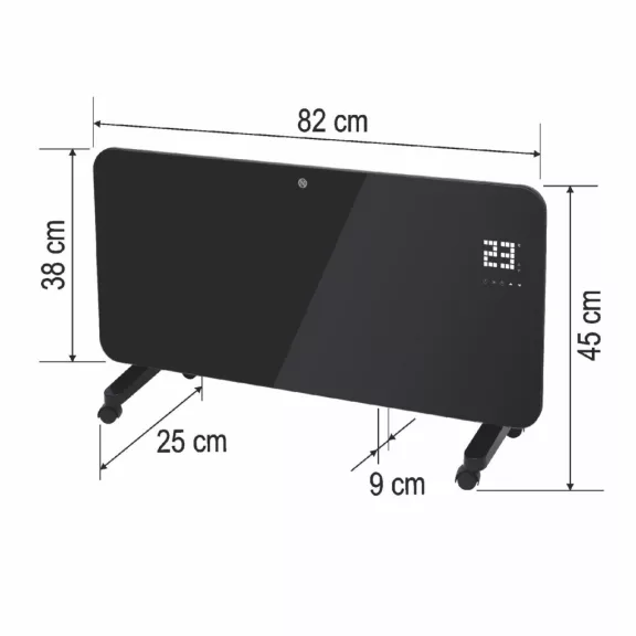 HOME FK431WIFI smart konvektor fűtőtest, 2000 W, LED kijelző, digitális termosztát, IPX4, applikáció, falra is szerelhető HOME FK431WIFI smart konvektor fűtőtest, 2000 W, LED kijelző, digitális termosztát, IPX4, applikáció, falra is szerelhető
