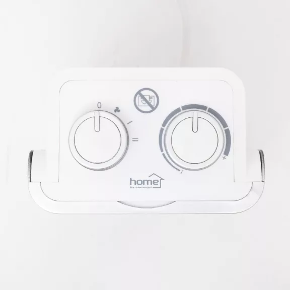 HOME FK50 kerámia fűtőtest, max. 1500 W, 2 fokozat, termosztát, 3 üzemmód, PTC fűtőelem