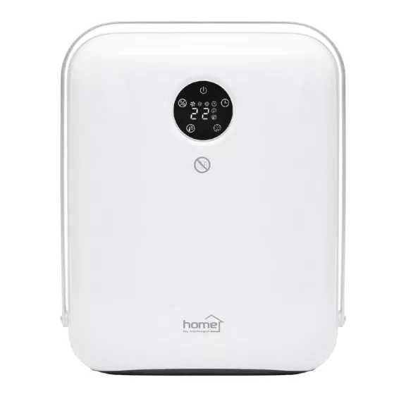 Home FKF26201 fürdőszobai ventilátoros fűtőtest, 2000 W, 2 fokozat, PTC fűtőelem, távirányító, LED kijelző, IP22