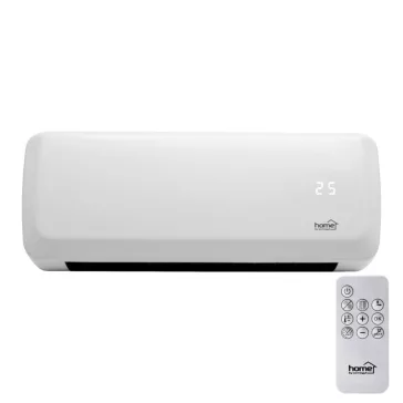   Home FKF 42201 fali elektromos ventilátoros fűtőtest, 1000W/2000W, heti program, távirányító, fehér