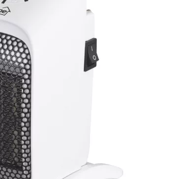   Home FKH 400 hordozható elektromos mini kerámia fűtőtest, 400W, elektronikus termosztát, fehér