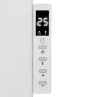HOME FKIR450 hordozható/fali infrasugárzó fűtőtest, 450 W, Wifi, digitális termosztát, gyerekzár, LED kijelző, távirányító