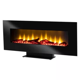   Home FKK 24 falra szerelhető vagy talpra állítható elektromos látványkandalló, 900W/1800W, heti program, távirányító, fekete