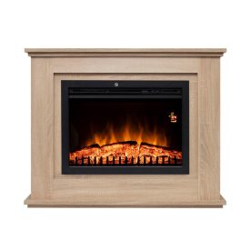   Home FKKF 03 + FKKI 03 KIT FKK Bologna beépíthető elektromos látványkandalló kerettel, sonoma