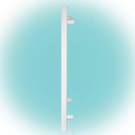 Home FKTW 501 fali elektromos törölközőszárító, 500W, LCD, fehér,elektronikus termosztát