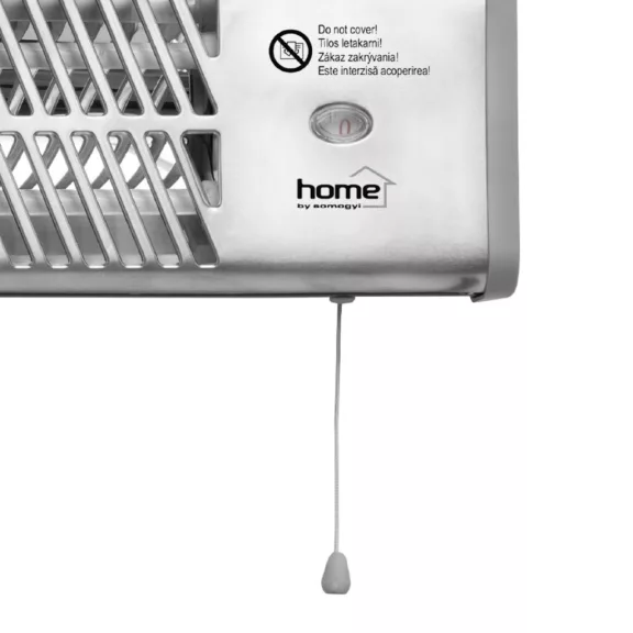 Home FK 24 falra szerelhető elektromos karccsöves fűtőtest, 600W/1200W, IPX4 védelem, ezüst Home FK 24 falra szerelhető elektromos karccsöves fűtőtest, 600W/1200W, IPX4 védelem, ezüst
