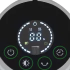 Home FK 252 álló elektromos karbon és halogén kombinált fűtőtest, 1200W/1200W, IPX4 védelem, távirányító, ezüst