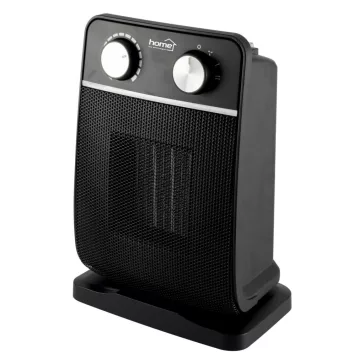   Home FK 29 álló elektromos kerámia fűtőtest, 900W/1800W, oszcillálás,  mechanikus termosztát, fekete
