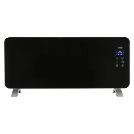   Home FK 430 WIFI álló vagy falra szerelhető SMART konvektor fűtőtest, 1000W/2000W, edzett üveg előlap, fekete