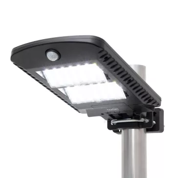  Home FLP1002SOLAR napelemes LED reflektor, 1000 lm, PIR mozgásérzékelő, 120° 5m, 2 x 28 db hidegfehér SMD LED, energiatakarékos, fém + műanyag, IP44