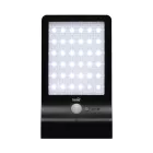 Home FLP300SOLAR napelemes LED reflektor, 300 lm, PIR mozgásérzékelő, 120° 5m, 36 db hidegfehér SMD LED, energiatakarékos, műanyag, IP44