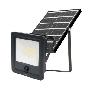   Home FLP600SOLAR napelemes LED reflektor, 40 db SMD LED, 600lm, mozgásérzékelő, IP65 védettség, szolárpanel, távirányítható