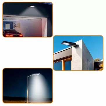   Home FLP 1600 SOLAR, szolárpaneles LED reflektor, PIR mozgásérzékelő, 1600 lm, 6000 K, 5400 mAh