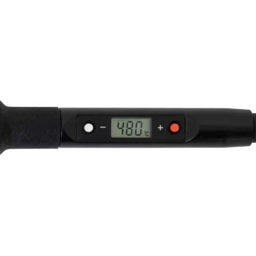   Home FPL 80W hőfokszabályozós, digitális forrasztópáka, LCD digitális kijelző, szabályozható hőmérséklet (180-480 °C), 230 V~ / 80 W max., kerámia fűtőelem