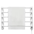 Home FTW 4 fali fűtött elektromos törölközőszárító, 90W, IPX1 védelem, fehér