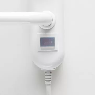   Home FTW 4 fali fűtött elektromos törölközőszárító, 90W, IPX1 védelem, fehér