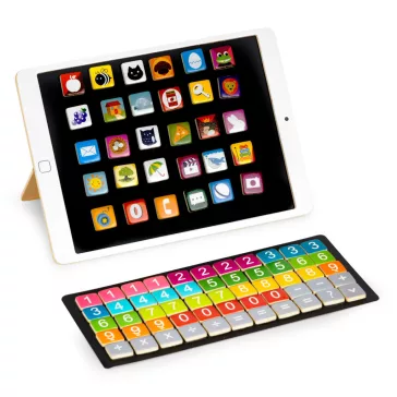 Mágneses fa tablet számokkal