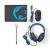 Gaming Combo Kit | 3-in-1 | Headset, egér és egérpad | Fekete / Kék