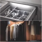 HOME GLS7 nyitásérzékelős bútorlámpa, 7db hidegfehér SMD LED, automatikus kapcsolás, közelítés érzékelő, elemes tápellátás