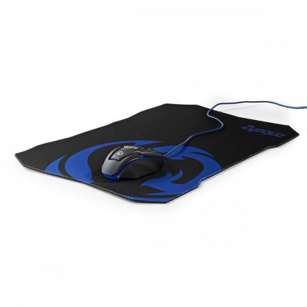 Gaming Mouse & Mouse Pad Set | Vezetékes | DPI: 800 / 1200 / 1600 / 2400 dpi | Állítható DPI | Gombok száma: 6 | Jobbkezes | 1.80 m | Világítás Nélkül