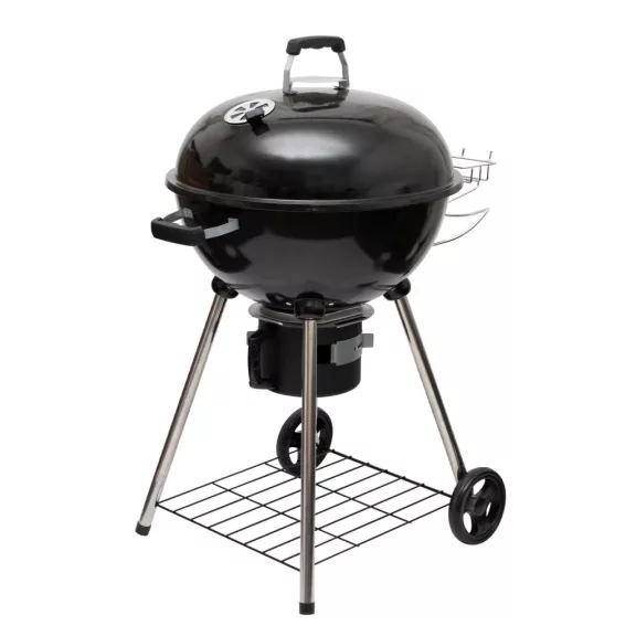 Home GR03 fedeles gömbgrill, faszén, faszénbrikett, zománcozott acél tűztér és fedél, krómozott acél rostély, galvanizált acél széntartó, 76 cm rostélymagasság a talajtól Home GR03 fedeles gömbgrill, faszén, faszénbrikett, zománcozott acél tűztér és fedél, krómozott acél rostély, galvanizált acél széntartó, 76 cm rostélymagasság a talajtól