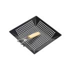 Home GRT02 tapadásmentes sütőkosár, nyéllel, szögletes kialakítás, tapadásmentes bevonat, 305x305x50 mm