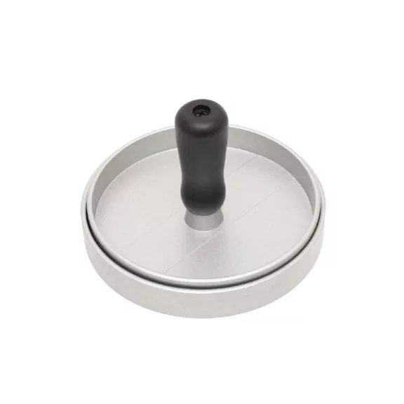 Home GRT06 hamburger prés, bordázott alumínium, átmérő 115 mm Home GRT06 hamburger prés, bordázott alumínium, átmérő 115 mm