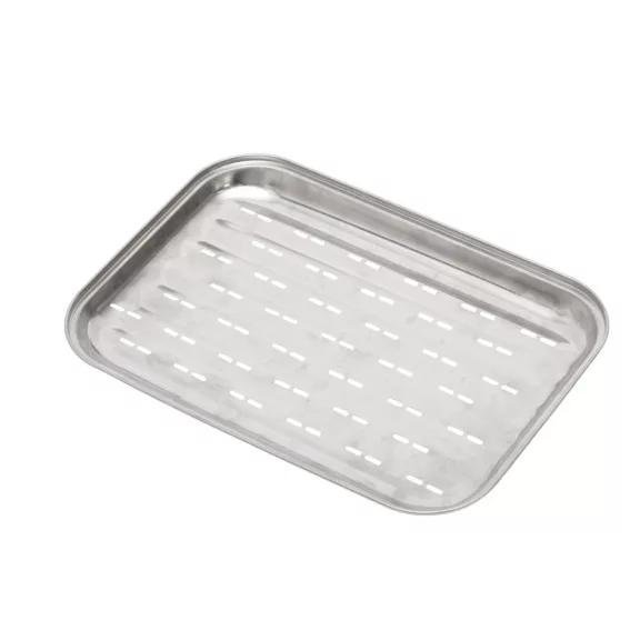 Home GRT07 BBQ rozsdamentes fém tálca, 345×242×25mm Home GRT07 BBQ rozsdamentes fém tálca, 345×242×25mm