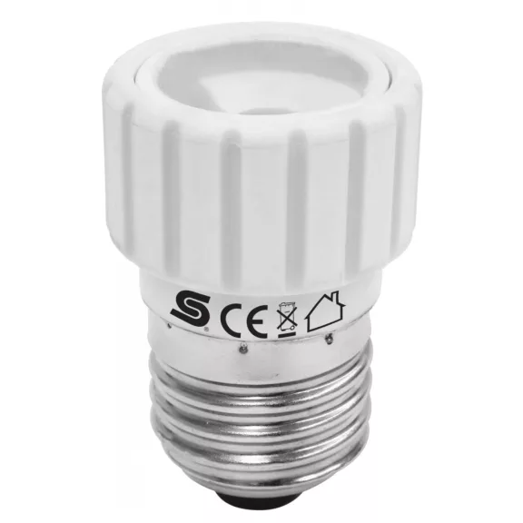 Home GU10/E27 foglalatátalakító adapter, max. 2 A Home GU10/E27 foglalatátalakító adapter, max. 2 A