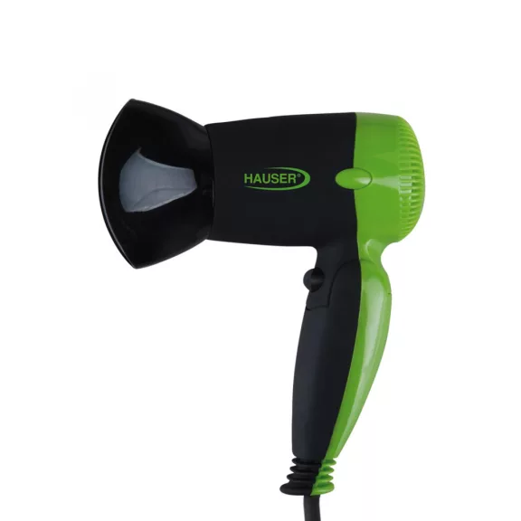 HAUSER H-124N úti hajszárító, 1200 W, 2 sebesség, összecsukható HAUSER H-124N úti hajszárító, 1200 W, 2 sebesség, összecsukható